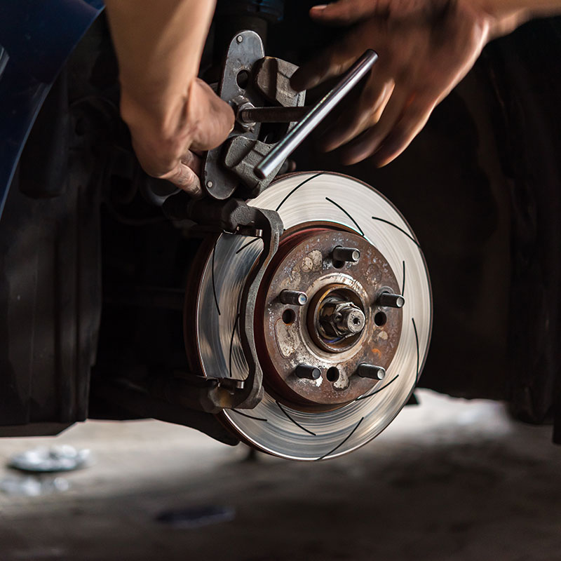 Replacing brake pads